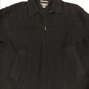 Black micro fiber jacket